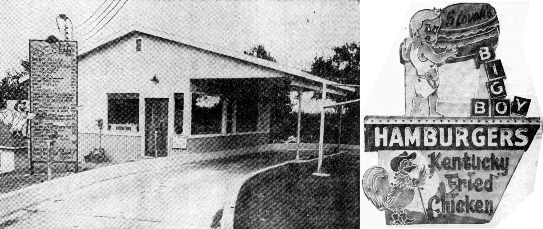 Big Boy Drive-Inn — Broadwater location — 1950s-1970s